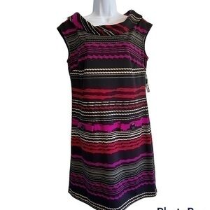 Gabby Skye sleeveless striped dress